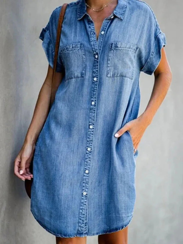 Jessa Classic Denim Dress