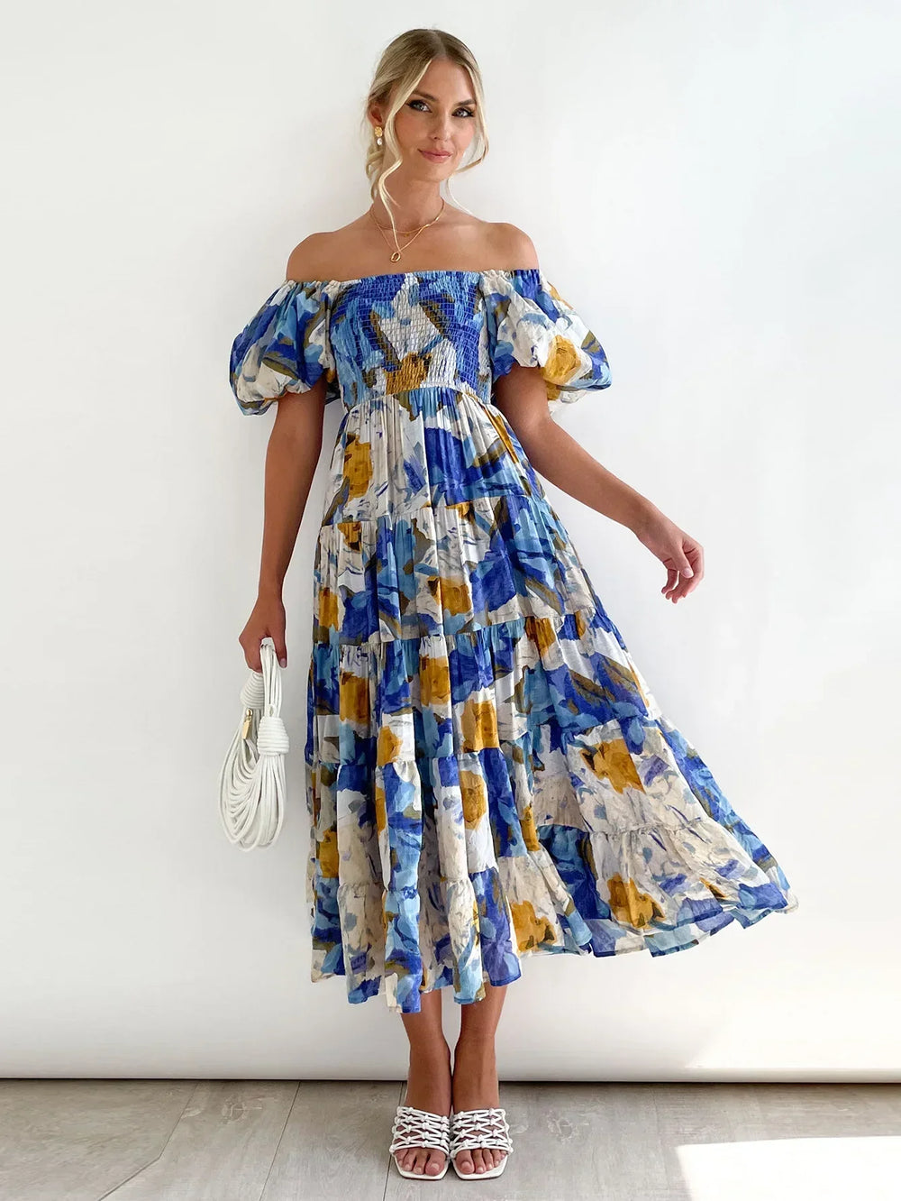 Celeste Maxi Dress Off-Shoulder