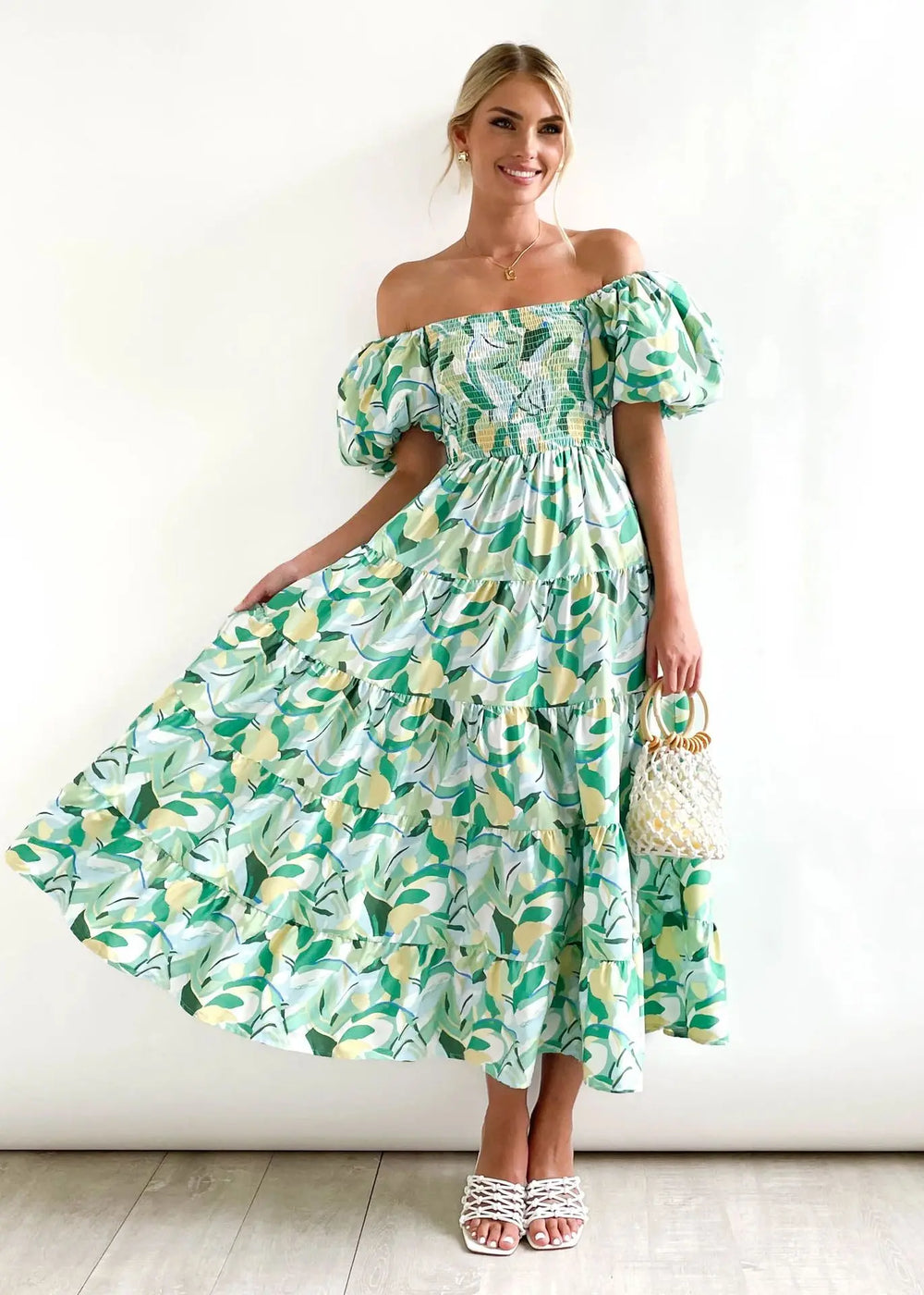 Celeste Maxi Dress Off-Shoulder