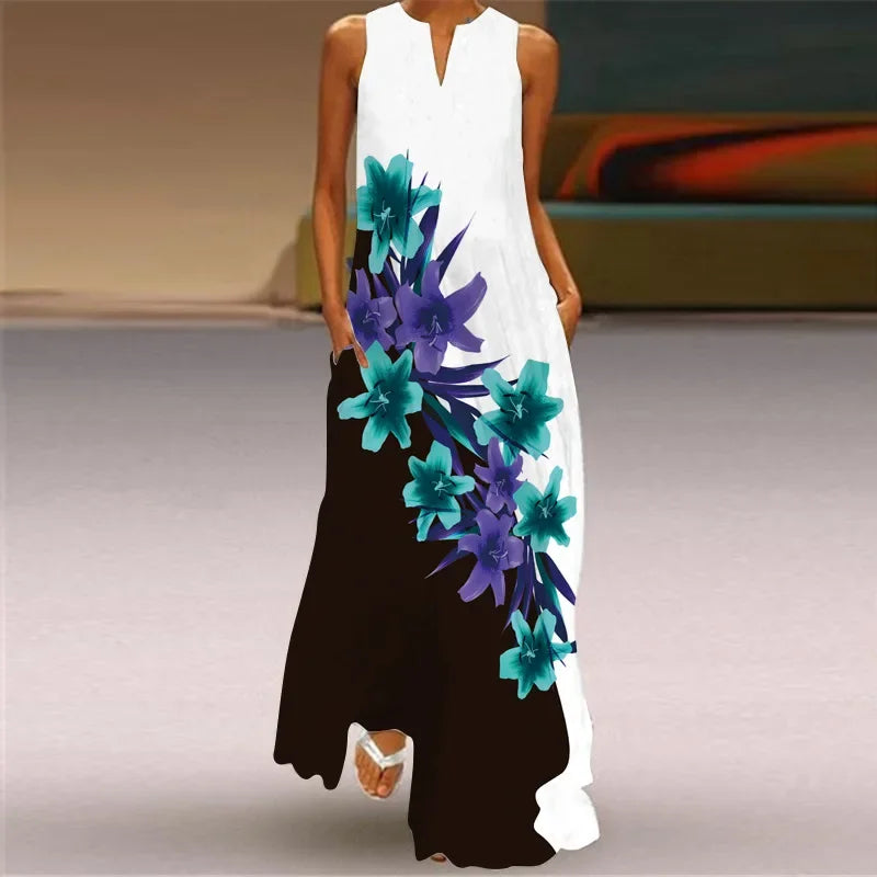Aurelia Butterfly Floral A-Line Dress
