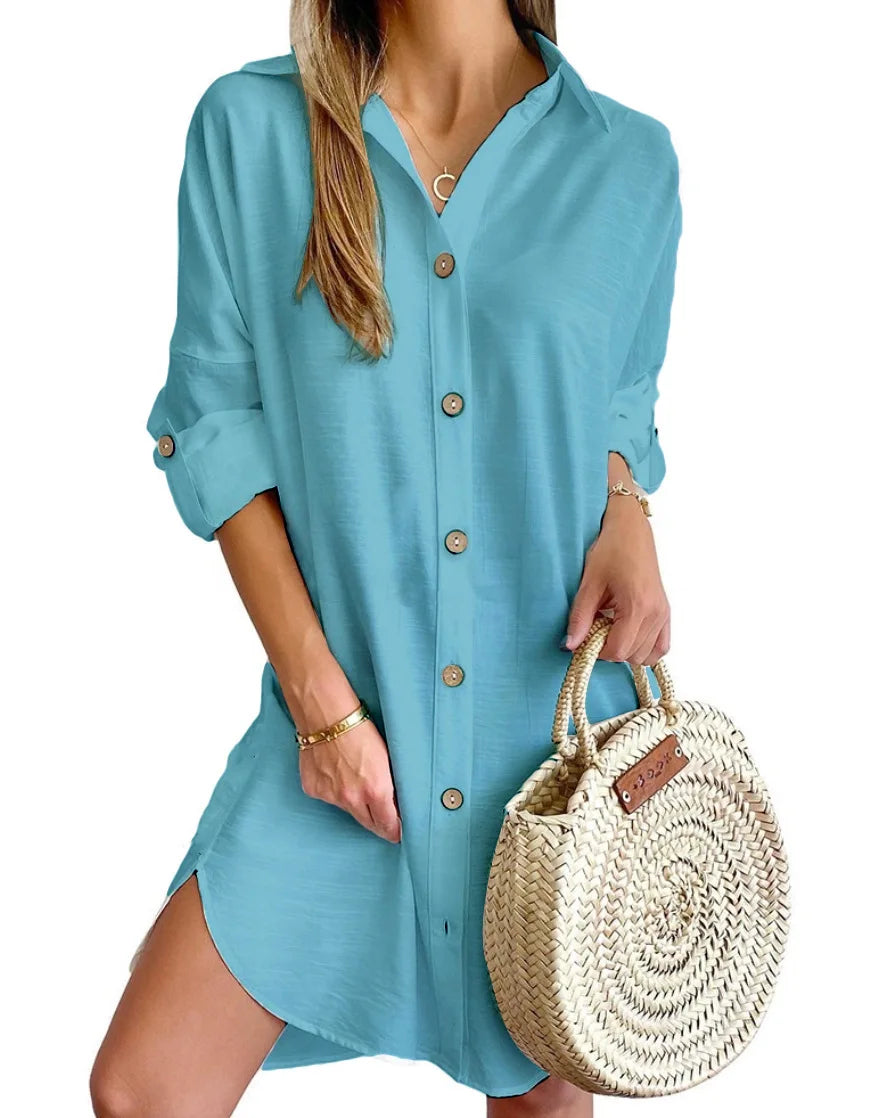 Sarah Timeless Chic Shirt Dress