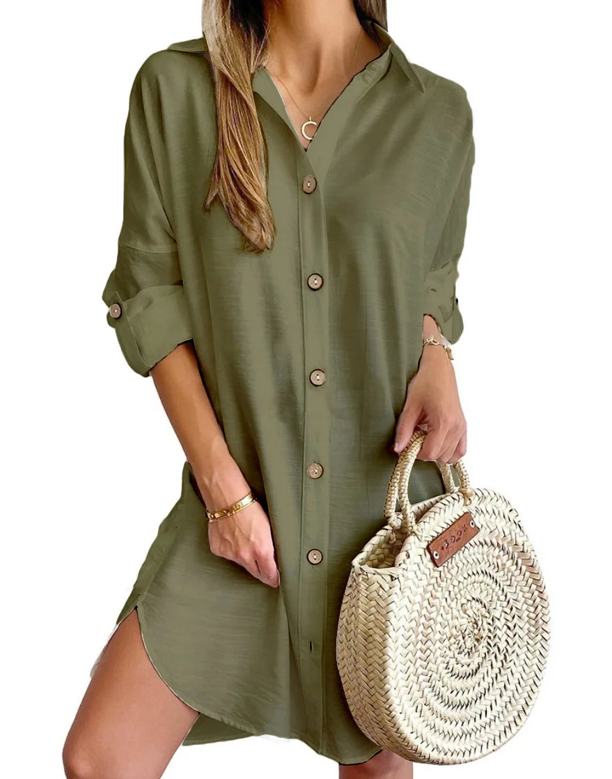Sarah Timeless Chic Shirt Dress