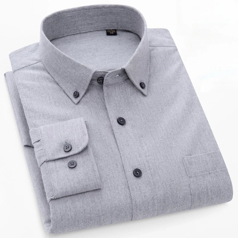 Peter Classic Cotton-Blend Plaid Shirt for Everyday