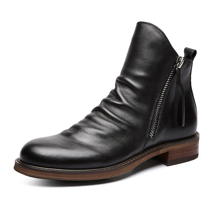 Ontario Faux Leather Non-Slip Casual Chelsea Boots