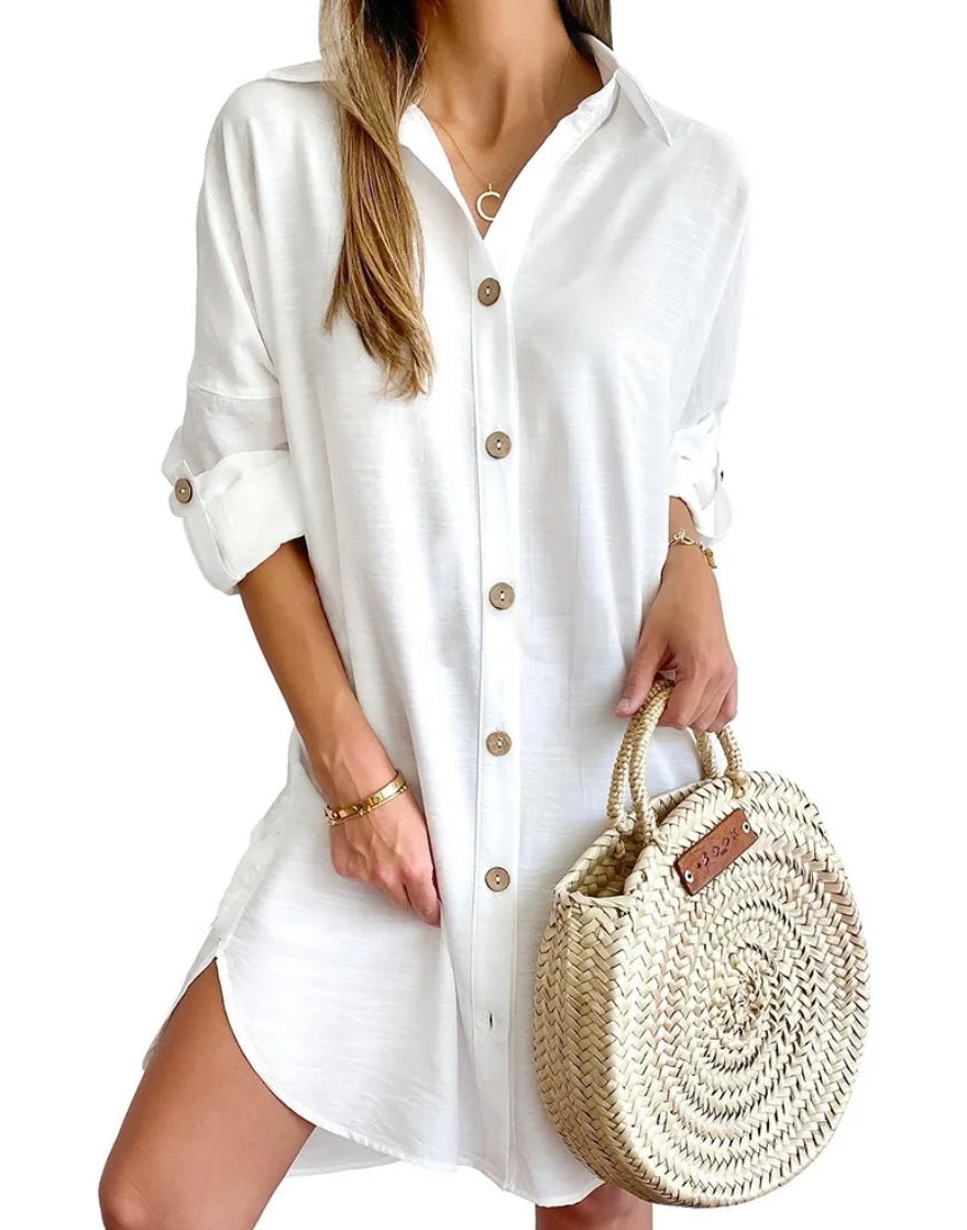 Sarah Timeless Chic Shirt Dress