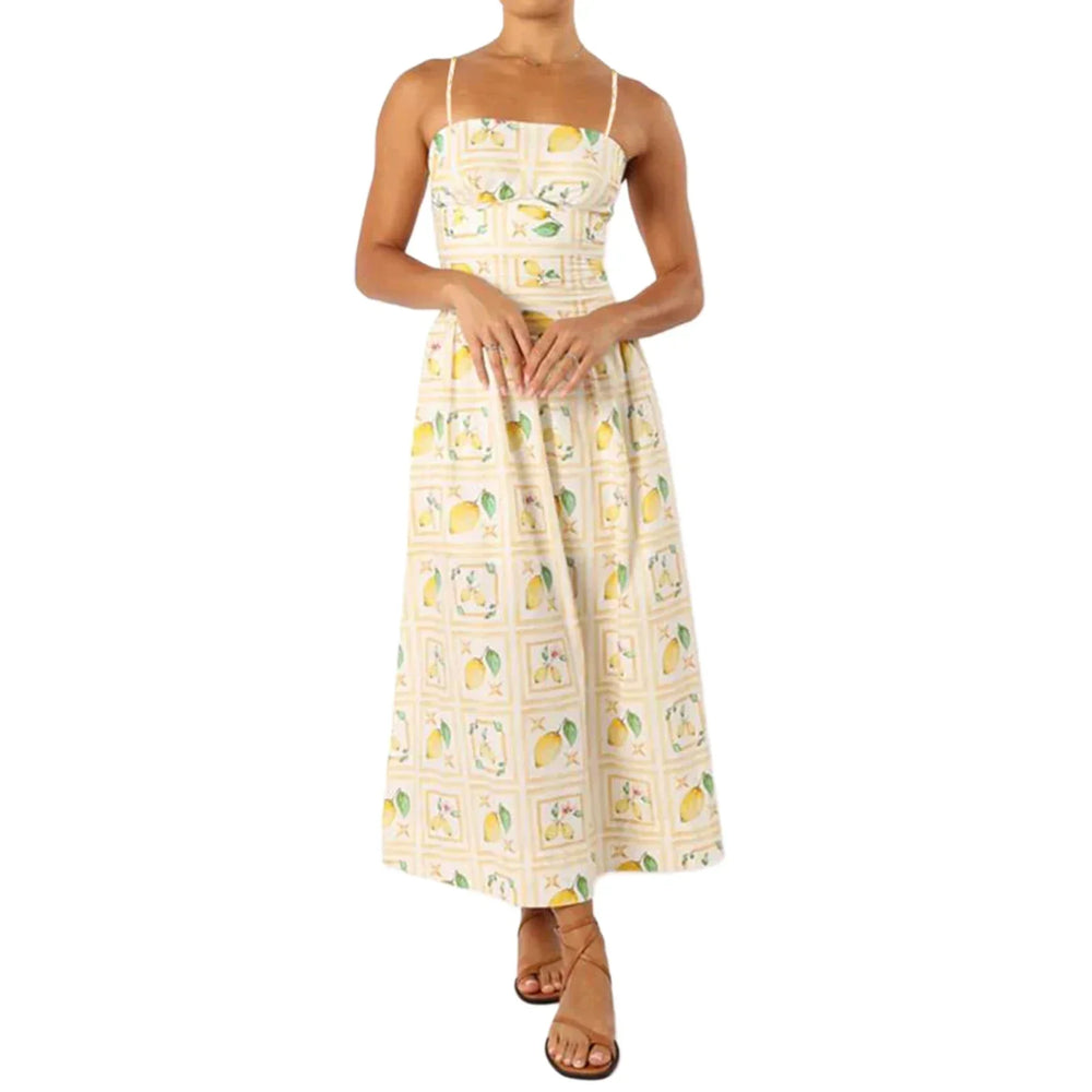 Maxi Lemon Dress