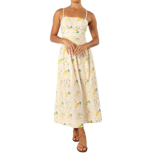 Maxi Lemon Dress