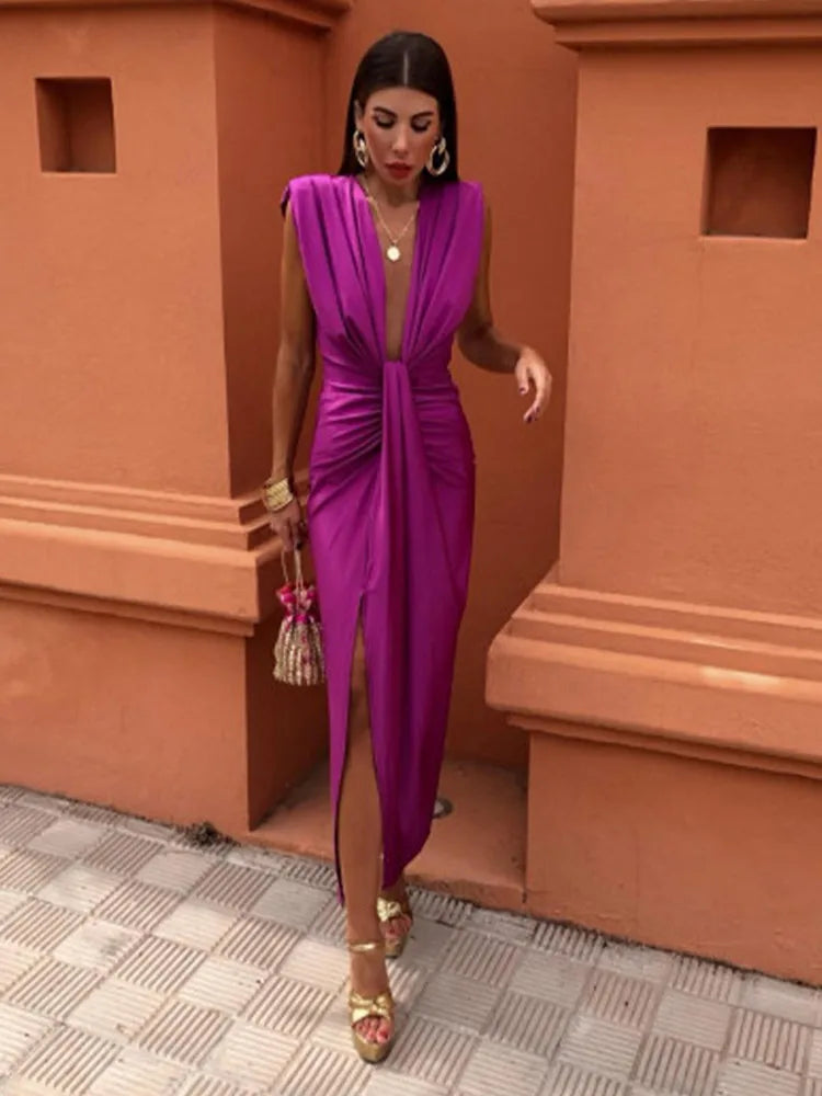 Serena Cut-Out Detail Midi Dress