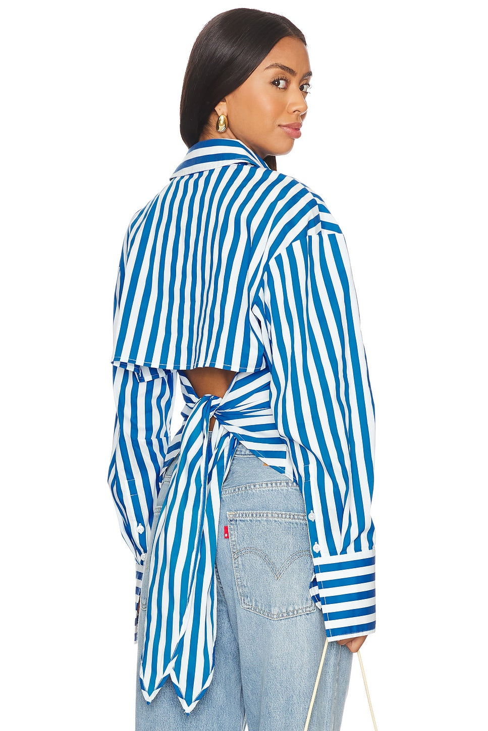 Loch-Button-Up-Hemd | Button-Up Shirt Top