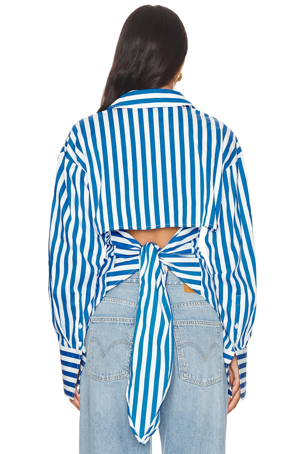Loch-Button-Up-Hemd | Button-Up Shirt Top