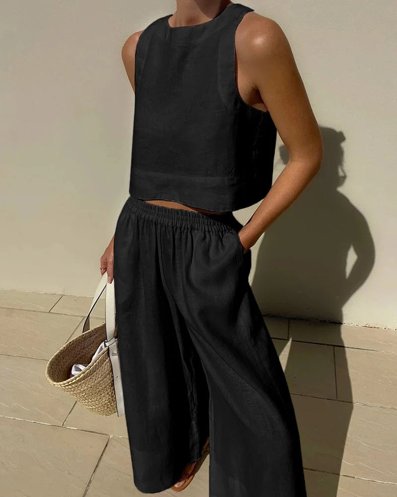 Anvika Minimalist Summer Two-Piece Set