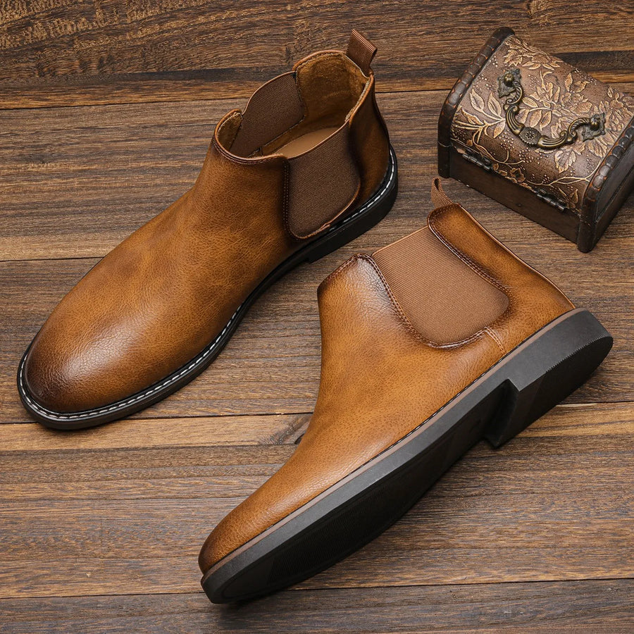 Locatelli California Elastic Side Panel Ankle Boots
