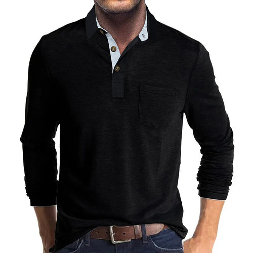 Diedrich Classic Monochrome Long Sleeve Dress Shirt