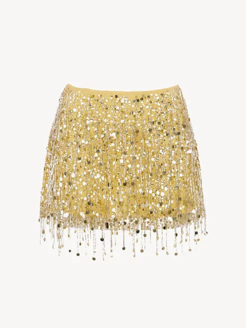 Leilani Beaded Fringe Two-Piece Set
