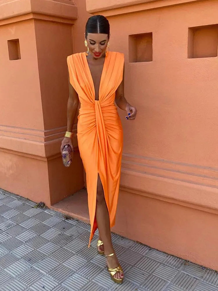 Serena Cut-Out Detail Midi Dress