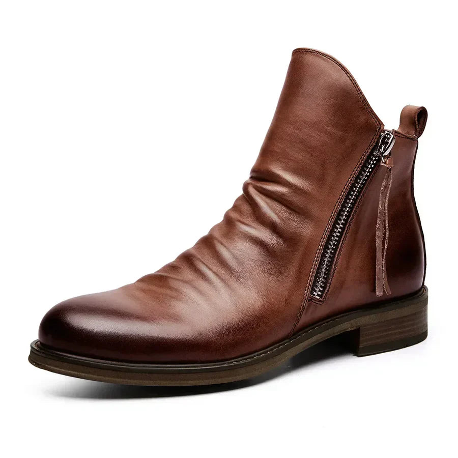 Ontario Faux Leather Non-Slip Casual Chelsea Boots