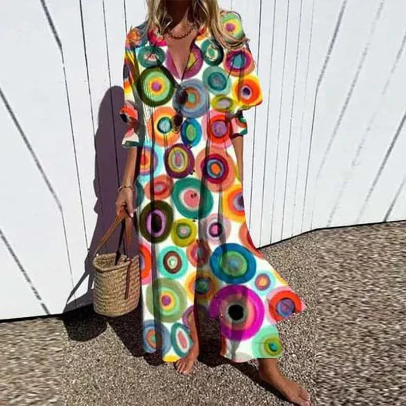 Jessy Luxury Boho Boho-Maxi Dress