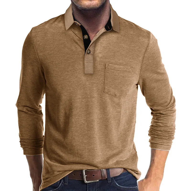 Diedrich Classic Monochrome Long Sleeve Dress Shirt