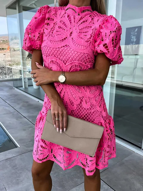 Marissa Embroidered Lace Dress