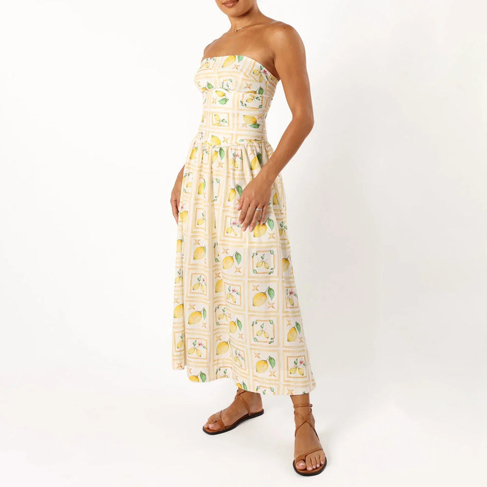Maxi Lemon Dress