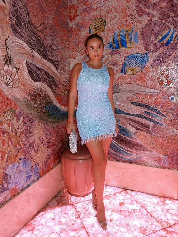 Cassandra Sequin Mini Dress