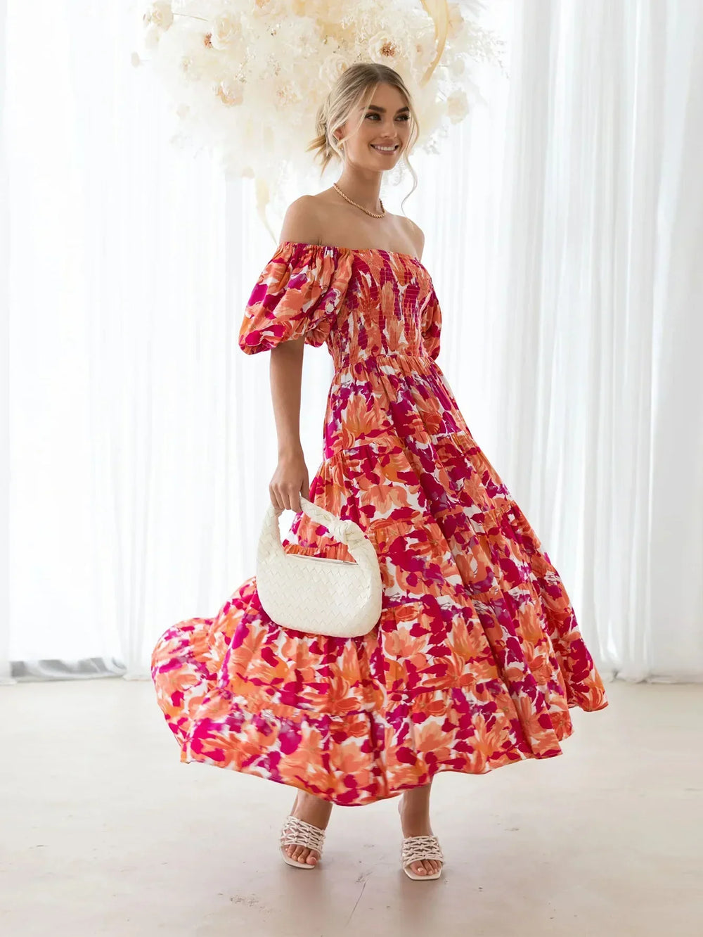 Celeste Maxi Dress Off-Shoulder