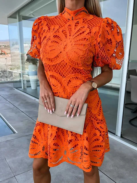 Marissa Lace Embroidered Dress