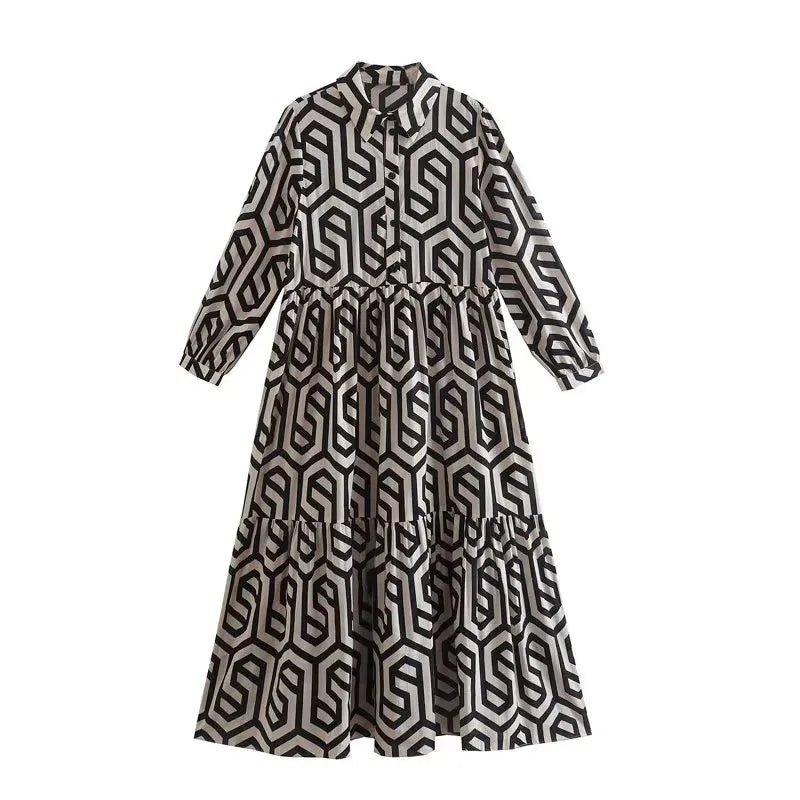 Thalia long sleeve Hemdblusenkleid Dress