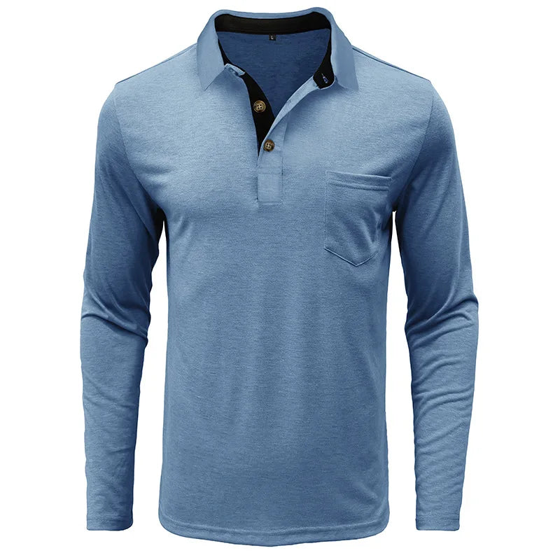 Diedrich Classic Monochrome Long Sleeve Dress Shirt