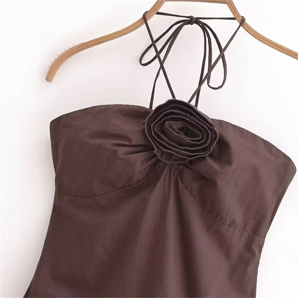 Vivienne Figure-Flattering Poplin Seam Dress