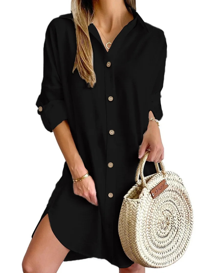 Sarah Timeless Chic Shirt Dress