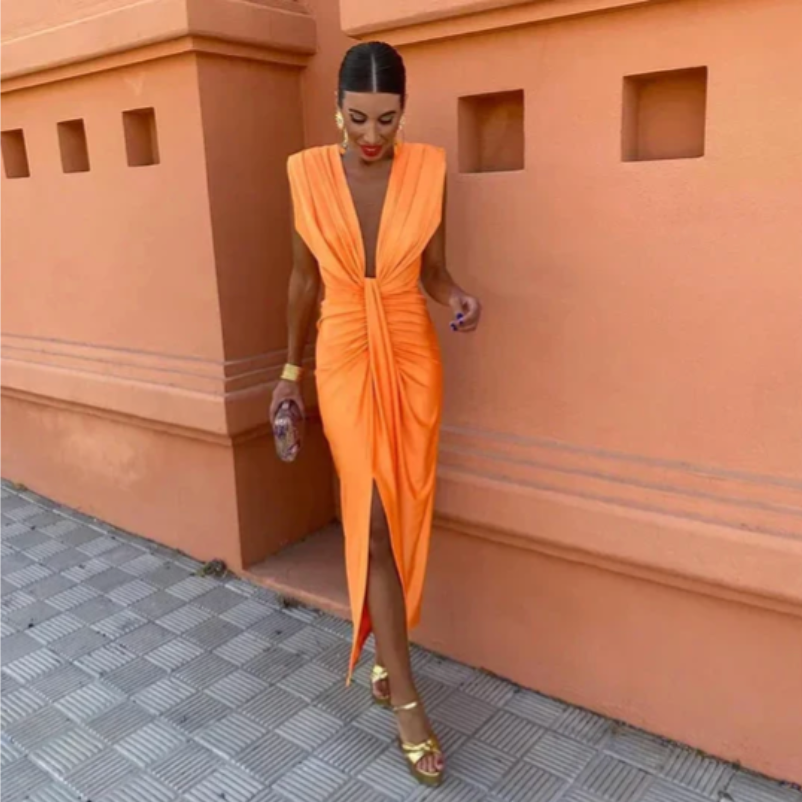 Lily Pleated Dress