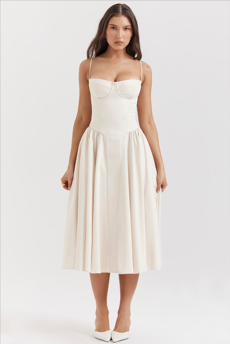 Michaela Sleeveless Midi Dress