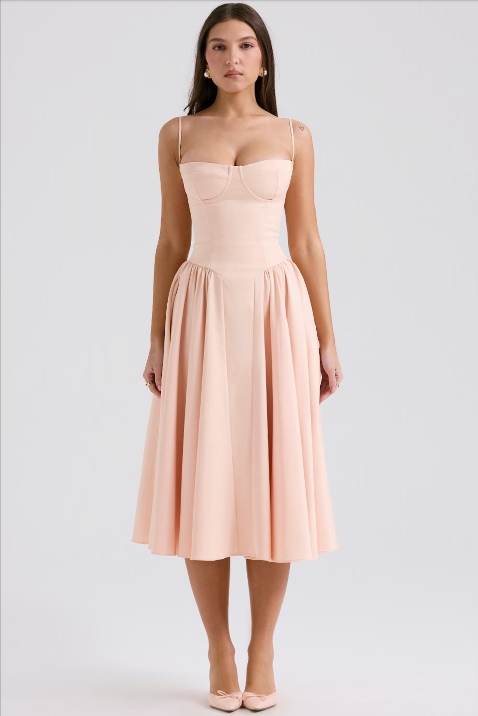 Michaela Sleeveless Midi Dress