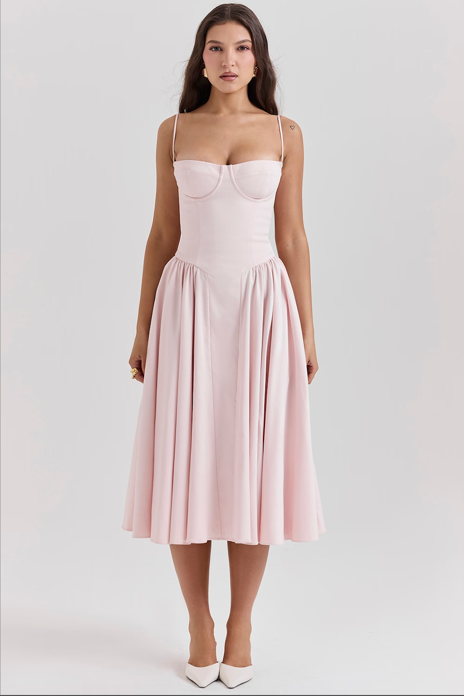 Michaela Sleeveless Midi Dress