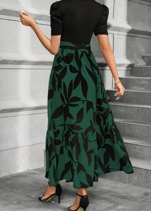 Astrid Elegant Floral Maxi Dress for Summer Days