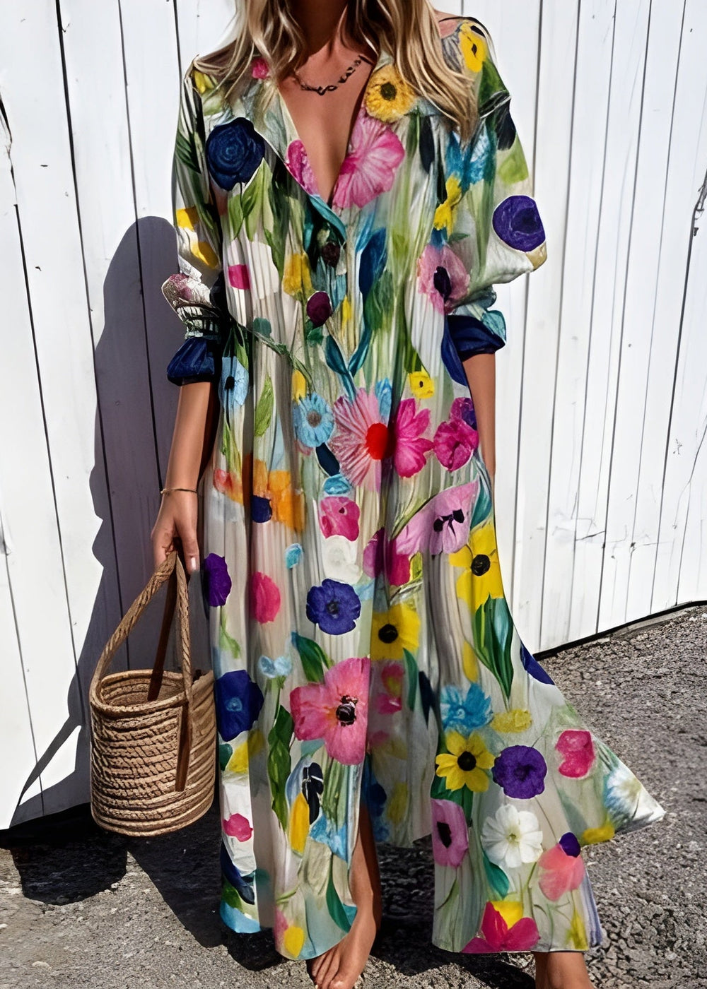 Linda Print Summer Dress