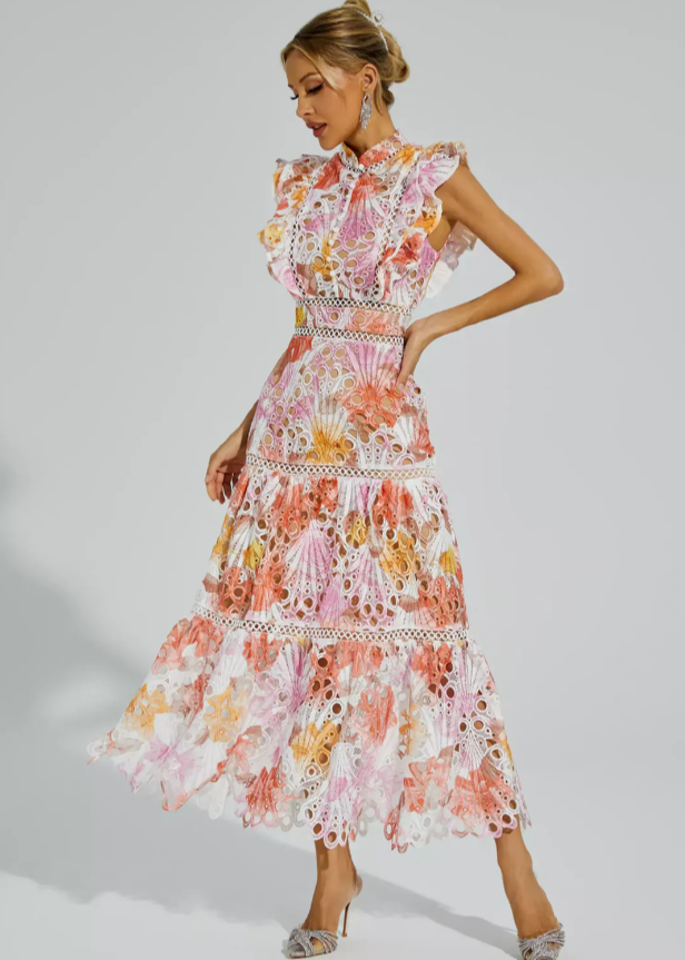 Melody Sleeveless Cutout Maxi Dress