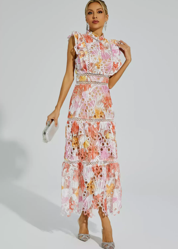 Melody Sleeveless Cutout Detail Maxi Dress for Any Occasion