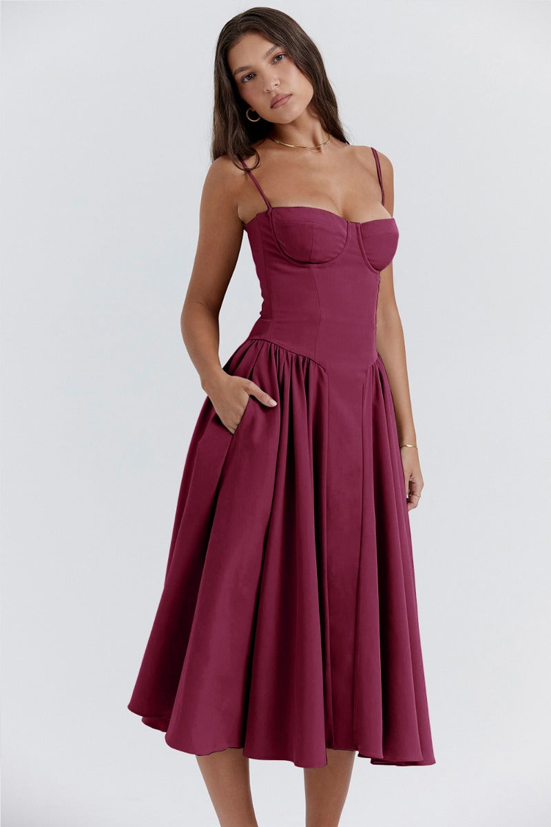 Michaela Sleeveless Midi Dress