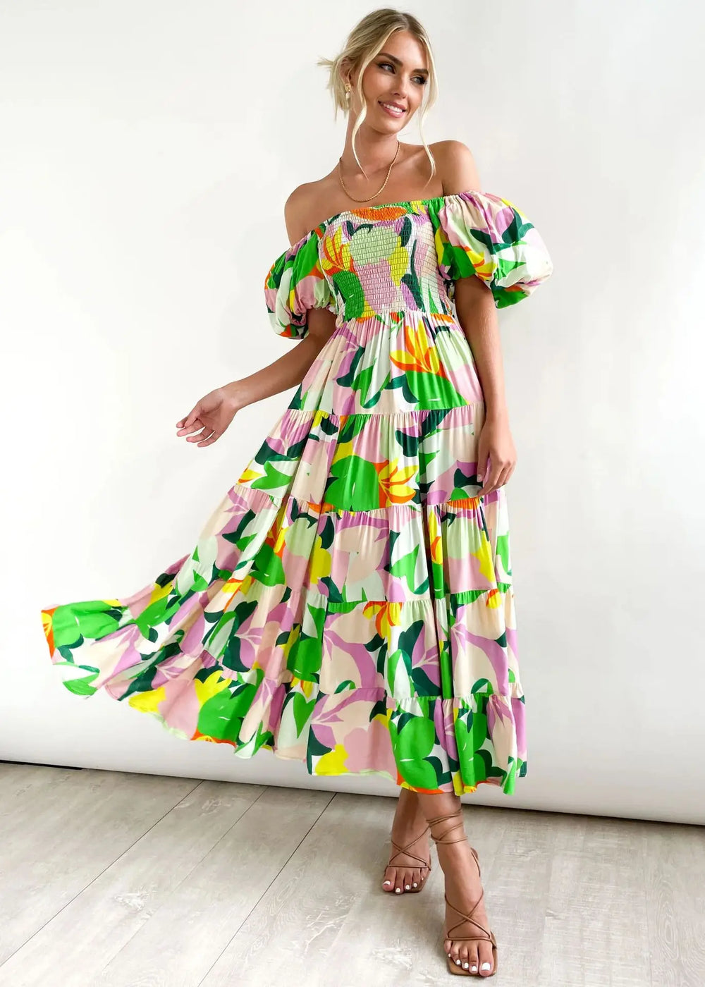 Celeste Maxi Dress Off-Shoulder