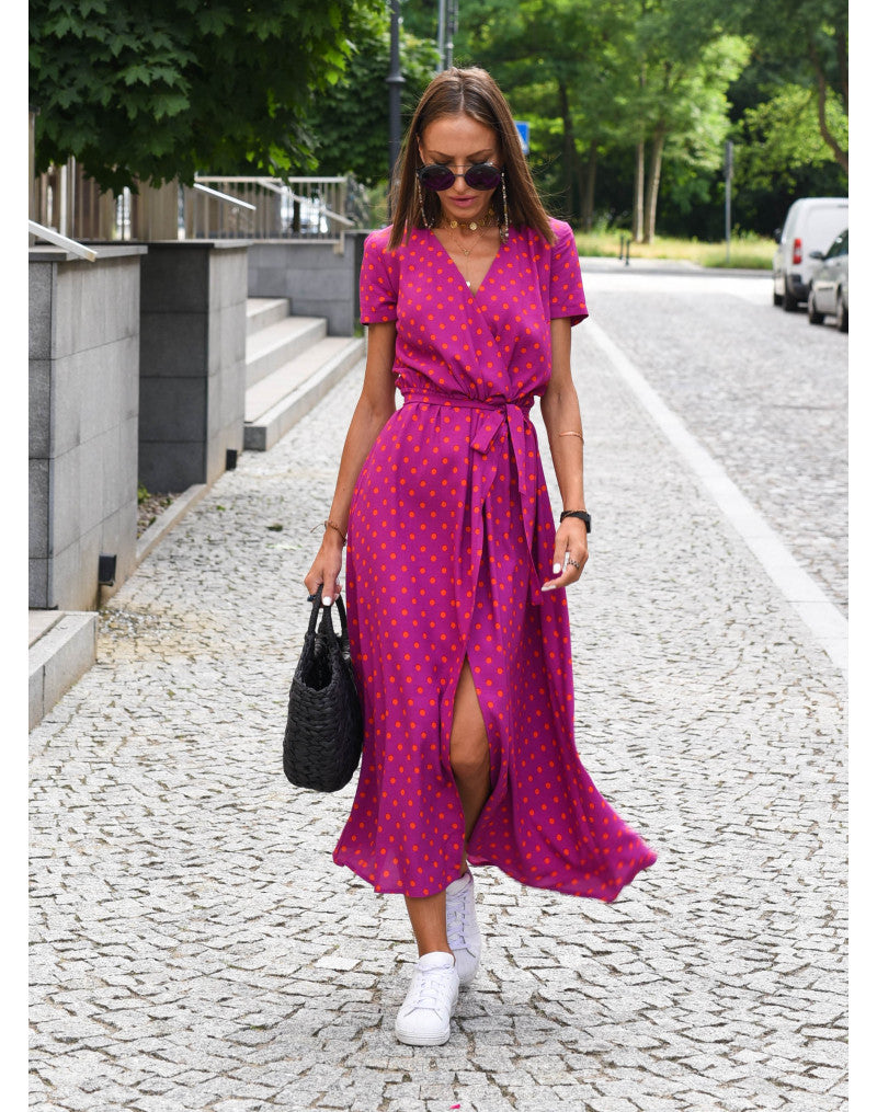 Nadia Print Elegant Dress