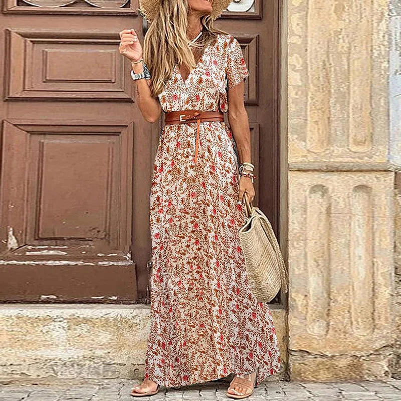 Vivienne Floral Pleated Midi Dress