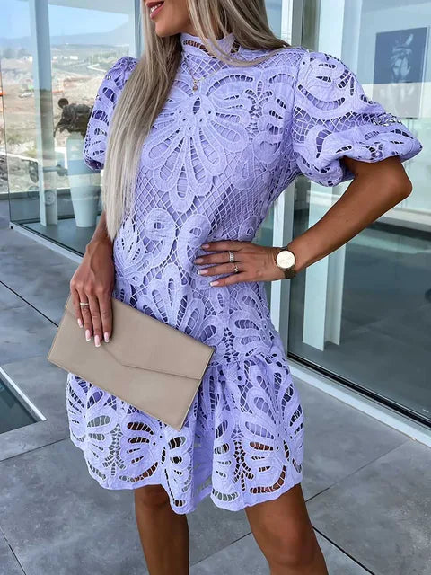 Marissa Lace Embroidered Dress