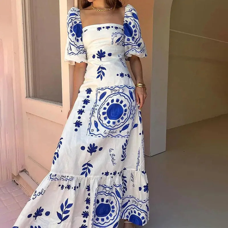 Elara Falten Maxikleid Dress