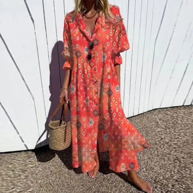 Jessy Luxury Boho Boho-Maxi Dress