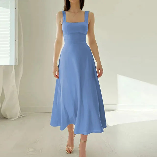 Audrey | Comfortable Polyester Summer Comfort Dress
