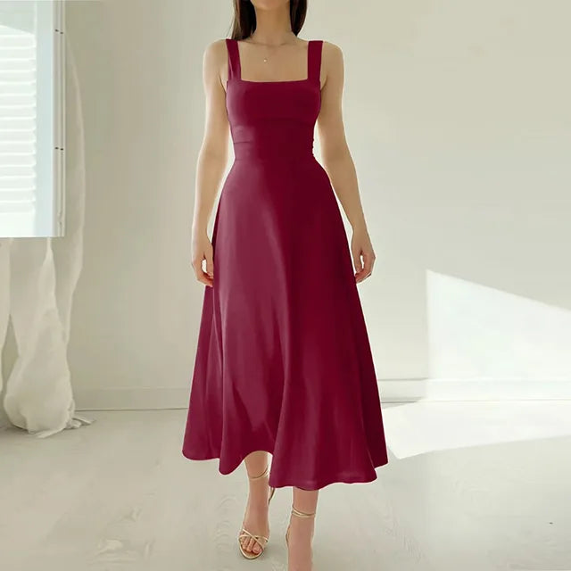 Audrey | Comfortable Polyester Summer Comfort Dress