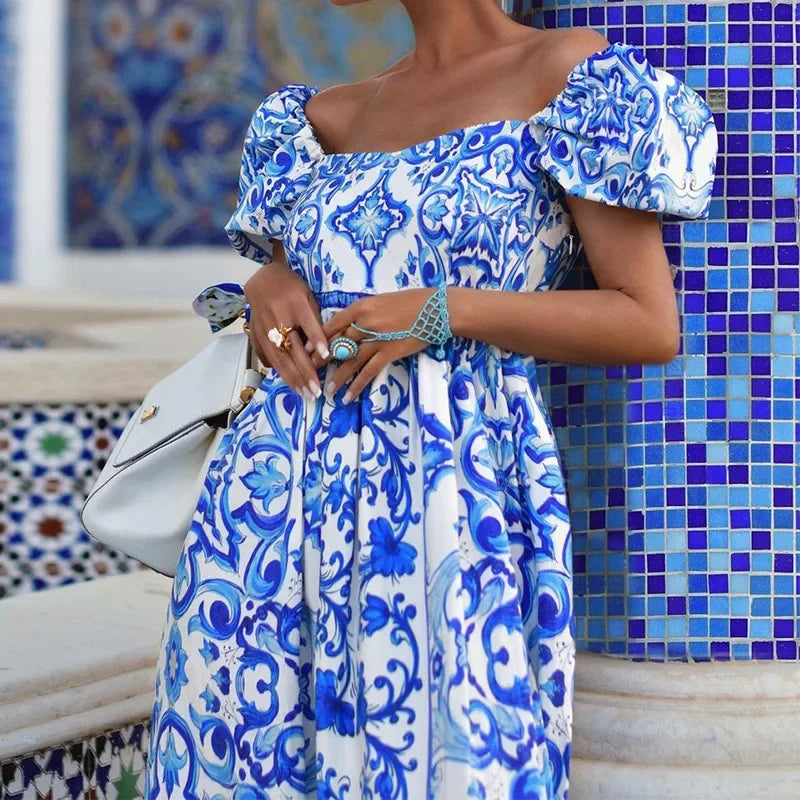 Isla Off-Shoulder Maxikleid Dress