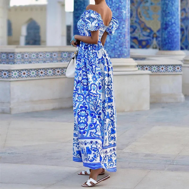 Isla Off-Shoulder Maxikleid Dress